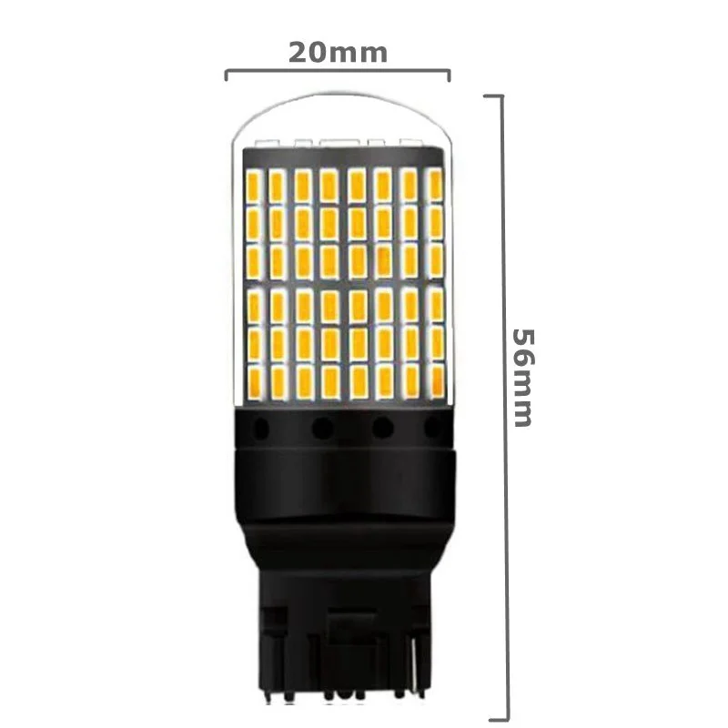 2 шт. T20 7440 W21W WY21W Canbus безошибочный супер яркий 2000LM светодиодный Автомобильные стоп