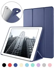 Case for New iPad 9.7 inch 2017 2018, PU Smart Cover Case Magnet Wake up Sleep + Soft Back cover for A1822 A1823 A1893 A1954 Case for New iPad 9.7 inch 2017 2018, PU Smart Cover Case Magnet Wake up Sleep + Soft Back cover for A1822 A1823 A1893 A1954