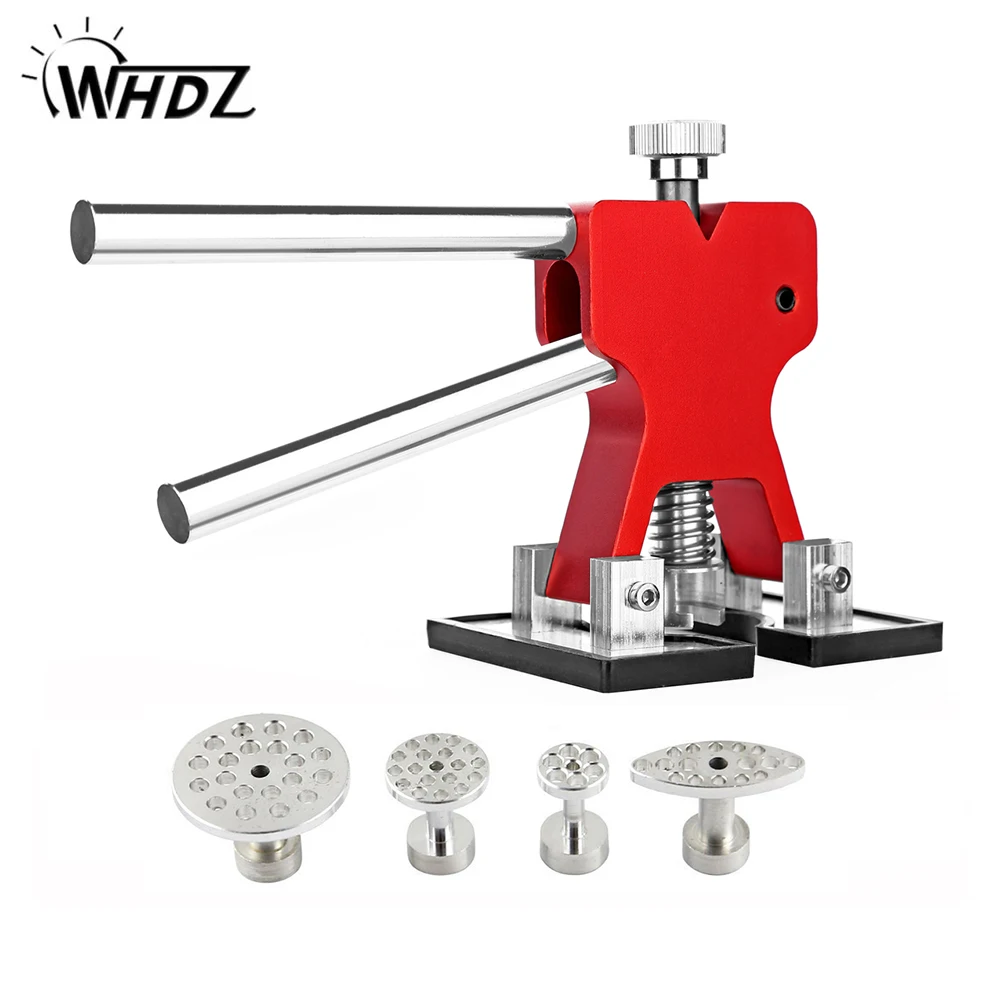 

WHDZ PDR Tools Kit Professional Hand Tool Sets Red Dent Lifter Car Paintless Dent Repair Tools Set Dent Puller Glue Tabs