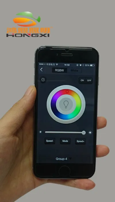 Iproled 64 Вт RGBW светодиодный прожектор работать с смартфон приложение управления цвет и яркость