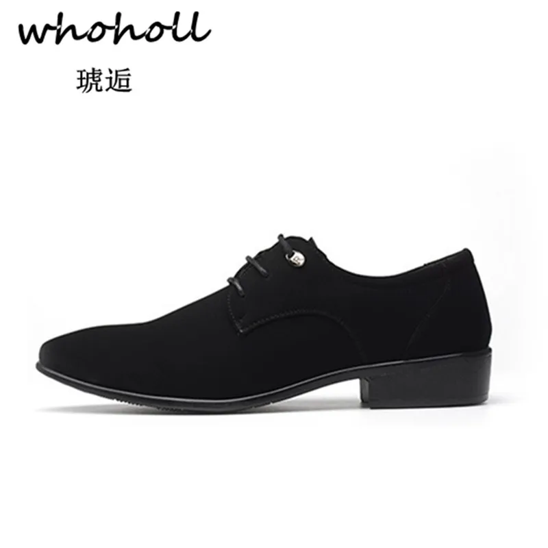

Whoholl 2018 Summer Man Flat Classic Men Dress Shoes Patent Leather Wingtip Carved Italian Formal Oxford Plus Size 38-44 For Men