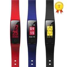 Новейший водонепроницаемый bluetooth smartband цветной экран умный Браслет монитор сердечного ритма фитнес отслеживание смарт-браслет для iphone 6