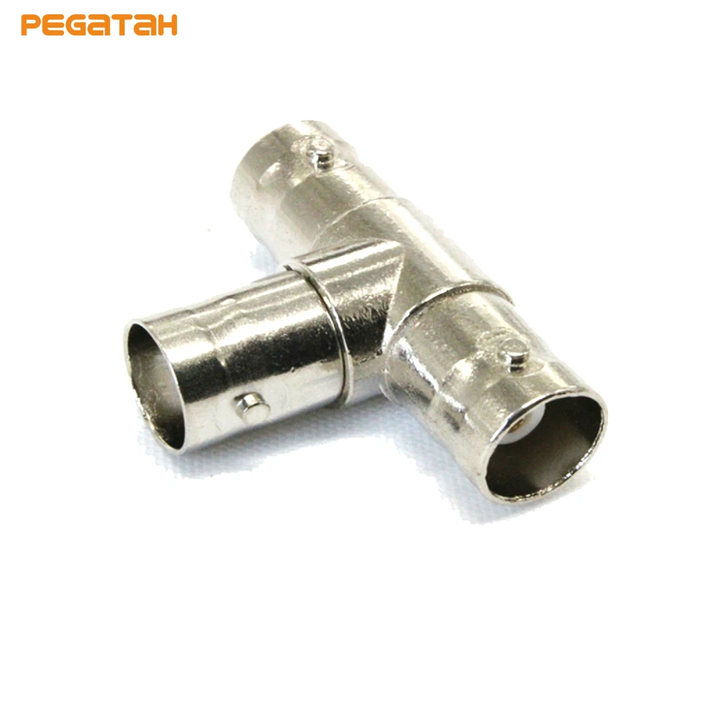 

10pcs JR-B29 Right Angle tee security system BNC Connector three male connector for CCTV system