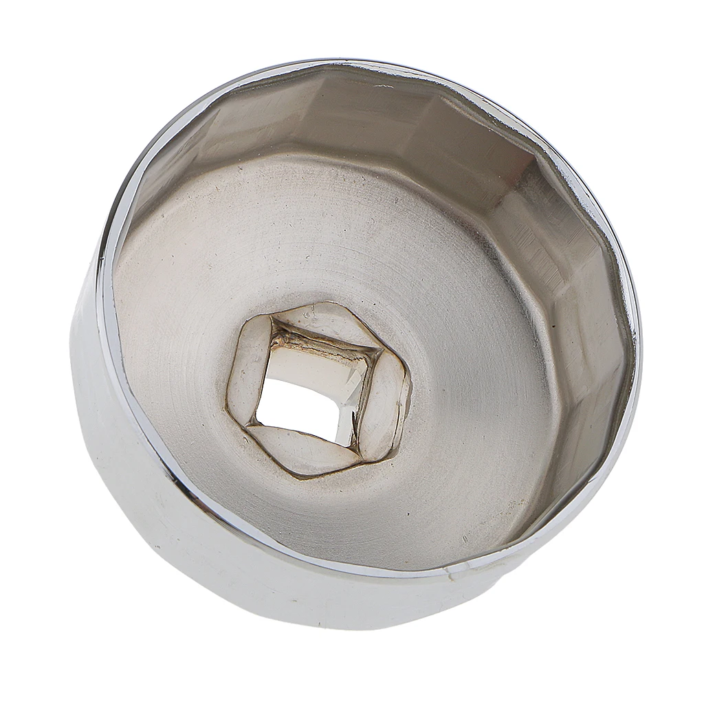65-74mm Stainless Steel Car Oil Filter Wrench Socket Removal Tool Cap 14 flutes 901 for Prevla BLUEBIRD A8 Geely Merrie