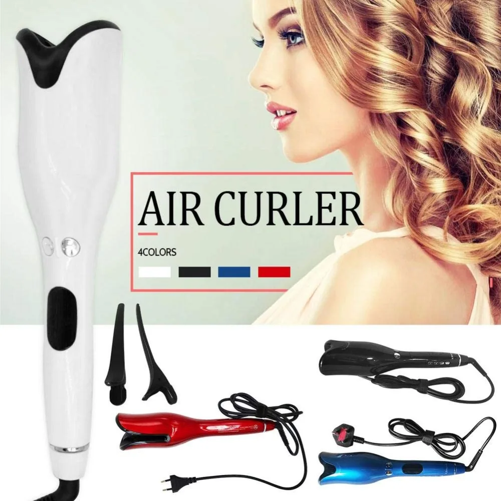 Воздуха Spin N Curl продукты автоматический вращающийся Керамика волосы бигуди ролик для всех типов волос щипцы для завивки палочка для