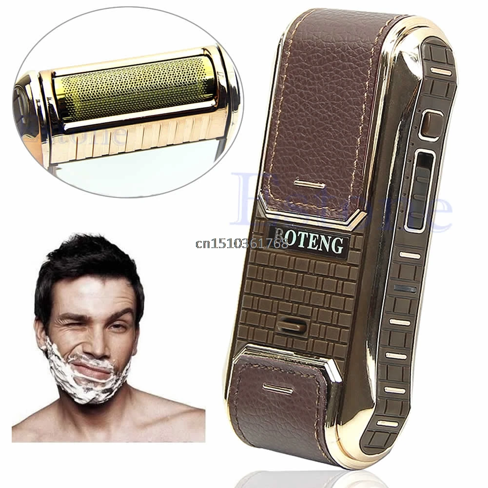 

Professional Rechargeable Men's Cordless Electric Shaver Razor Built-in Mirror #Y05# #C05#