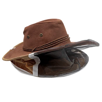 

1 pcs Beekeeping Hat Export-Oriented Beekeeping Tool Model Cowboy Bee Preventing Cap Bee Hat Classic Shape Bee Breeding