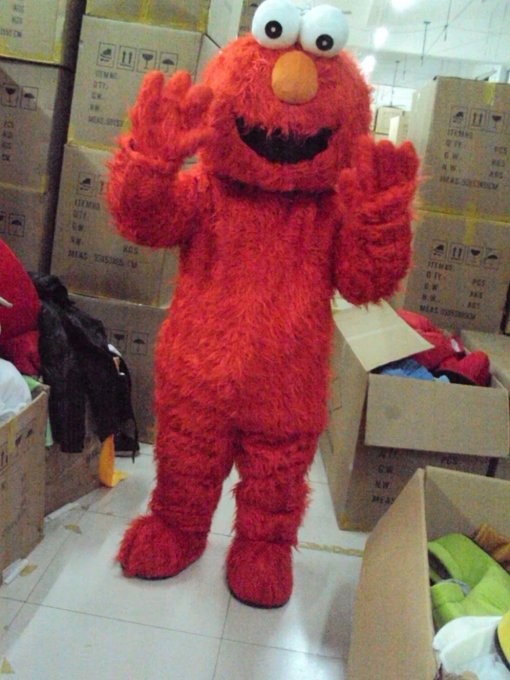 Hot sale Sesame Street mascot costume Elmo for adult Halloween cartoon
