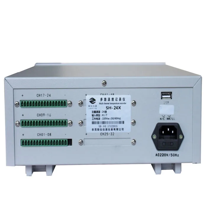 LianYi SH-X Регистратор температуры многоканальный промышленный цифровой термопара термометр тестер Высокая температура регистратор данных - Цвет: 24 channels