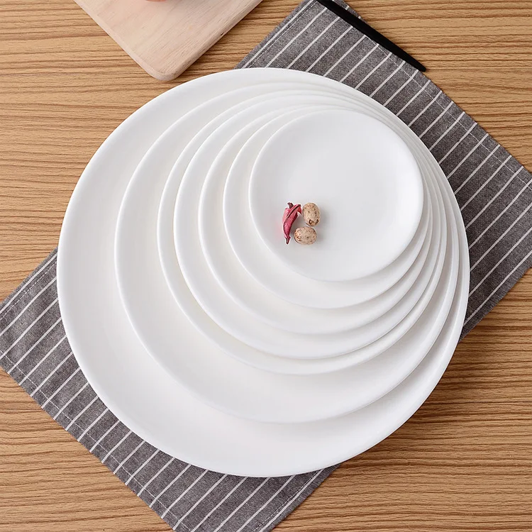 

Kitchen Tableware European Handmade Ceramic Plate Can Be Customized Plus Printed Shop Trademark Logo