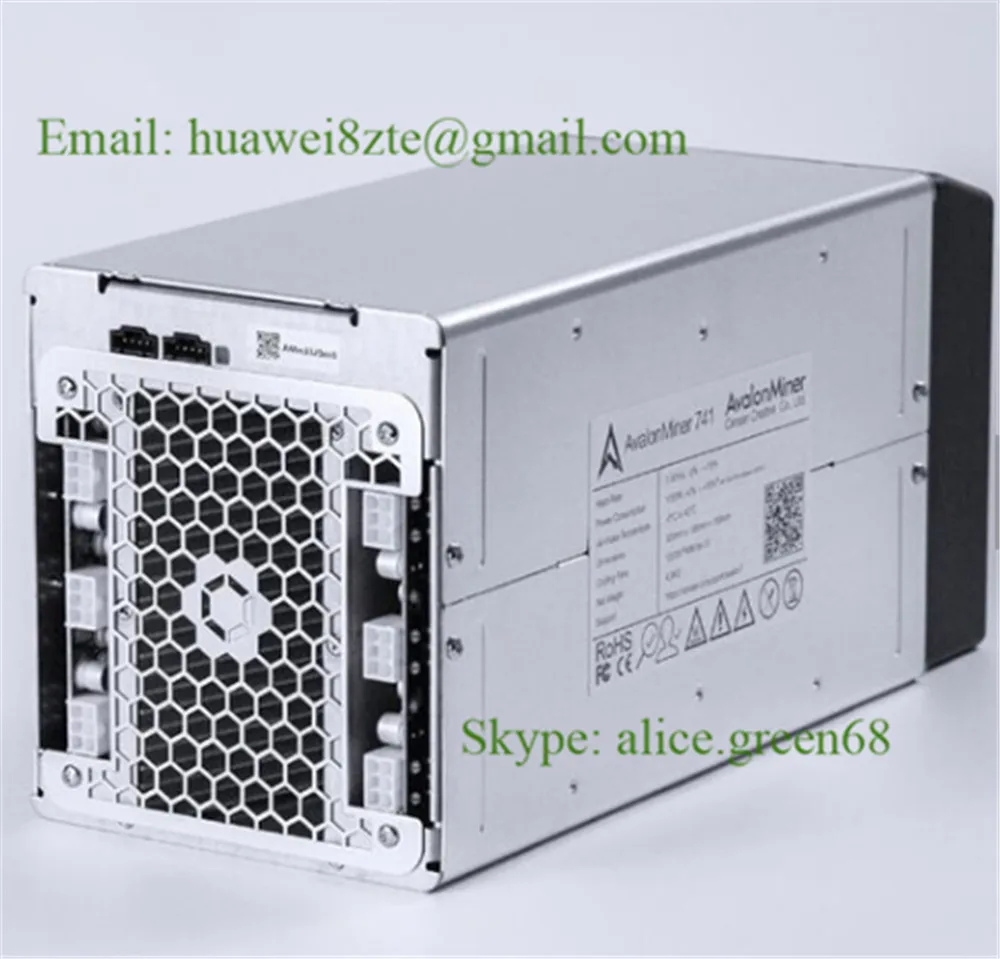 

Brand new Bitcoin Miner Avalon 741 with PSU and controller Kit Raspberry Pi RPI3, Canaan 7.3 TH/s 1150W SHA256 ASIC for BTC BCH