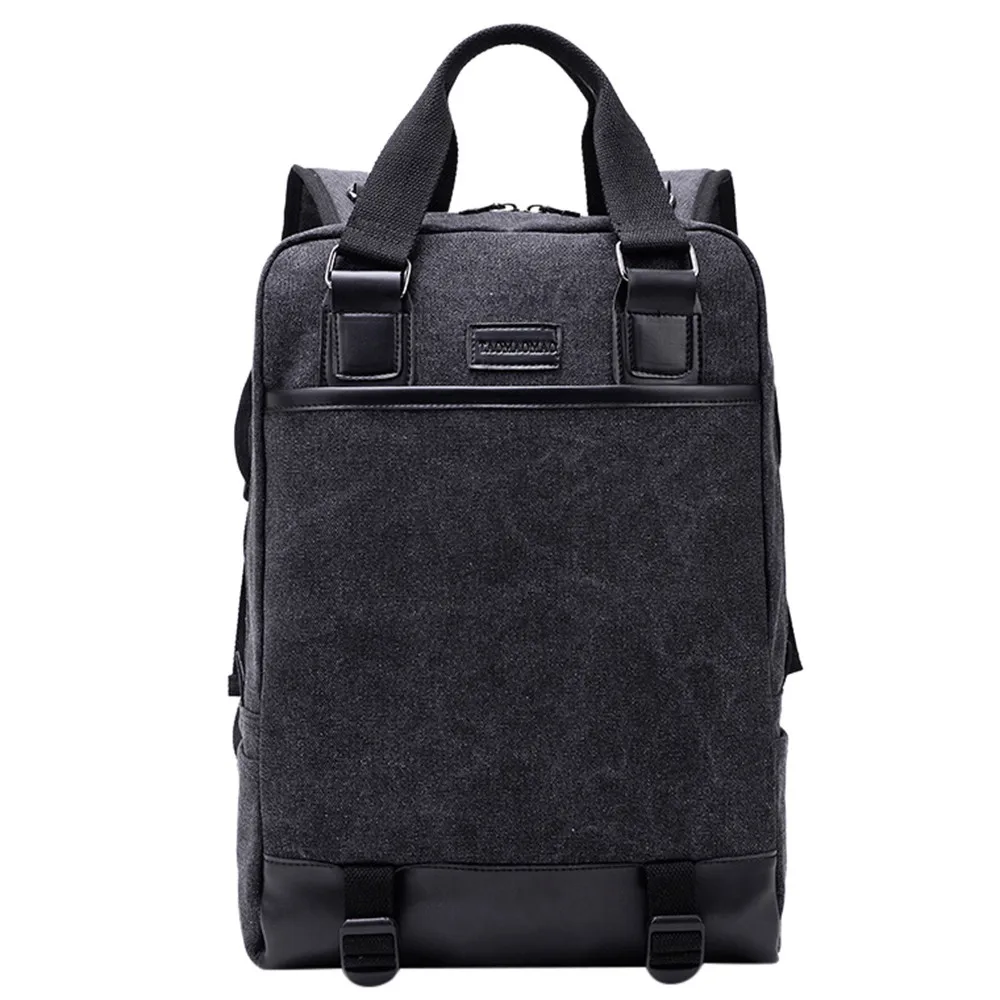 

2018 Mens Canvas Backpack Shoulder Book School Bag Travel Rucksack Satchel leisure backpack sports pack for women