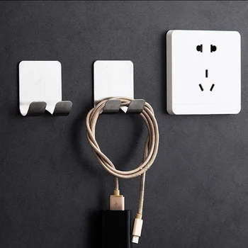 

Stainless Steel Home Office Mobile Phone Shelf Wall Holder Stand Power Storage Rack Plug Keys Charger Organizer Razor Towel