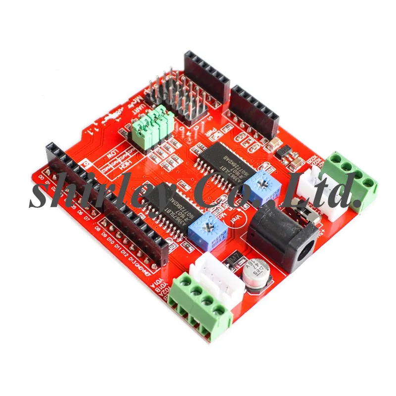 Dual Step motor drive shield for Arduino IO PWM CNC 3.3v 5v with ...