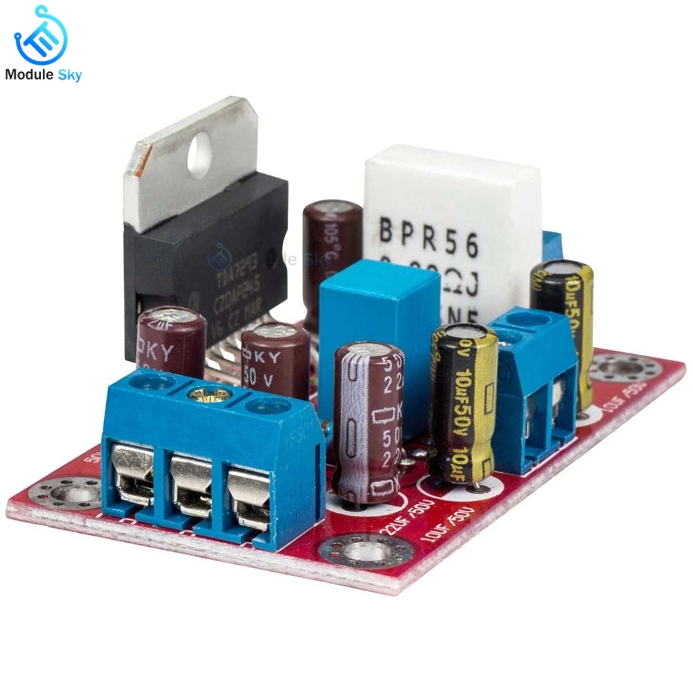 

TDA7293 Amplifier Board 85W+85W Stereo Amp Modulo Amplificador Audio Speaker Sound Module Diy Amplifier kit Transceiver