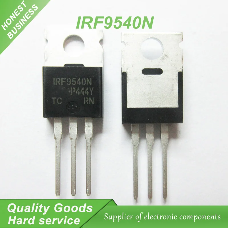 10PCS IRF9540NPBF IRF9540N IRF9540 TO 220 MOSFT PCh 100V 23A 117mOhm 64 ...