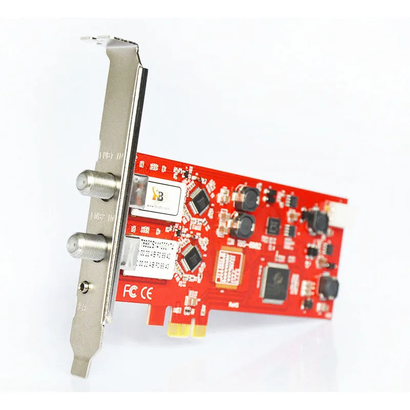 Новинка TBS 6902 2 тюнер PCIe HD цифровая ТВ карта два канала DVB S2/S HD/SD TV прием синхронно