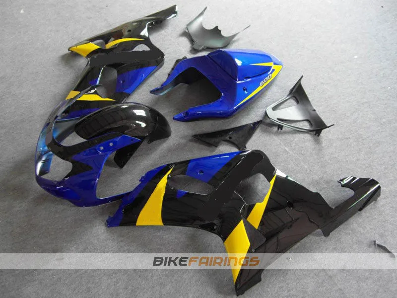 

New Motorcycles Fairings Kits Fit For Suzuki GSXR600 GSXR750 GSXR-600 750 01 02 03 2001 2002 2003 ABS Plastic Blue black