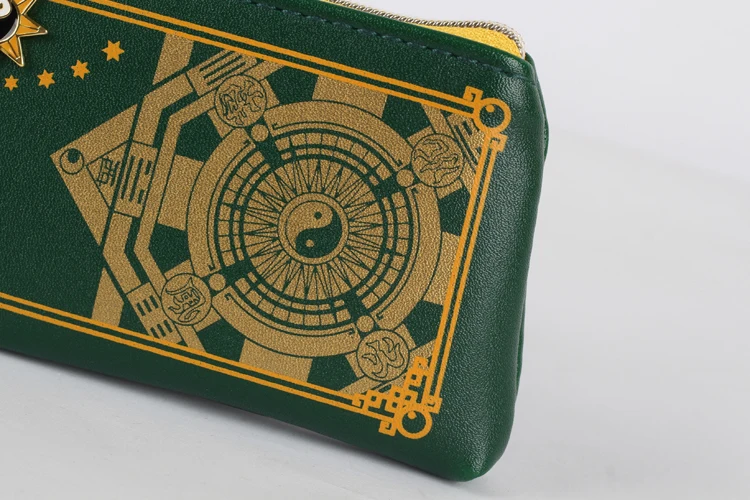 MSMO Anime CardCaptor Sakura Cosplay The Clow Long Zip Coin Purses Kinomoto Sakura Clow Card Wallet Purse 14