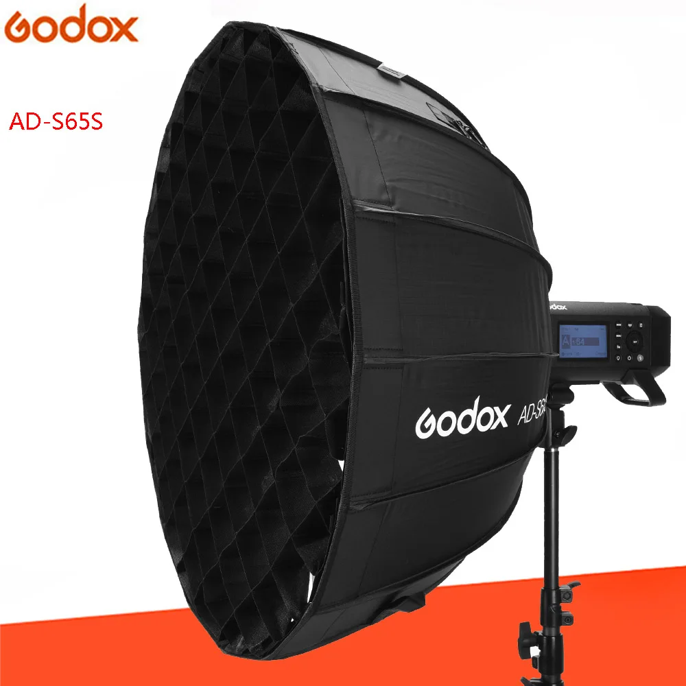 Godox AD400 Pro все-в-одном для съемки вне помещения с системой встроенный 2,4G Беспроводной X Системы+ софтбокс AD-S85S BD-08 SN-04 набор сот на выбор - Цвет: AD-S65S