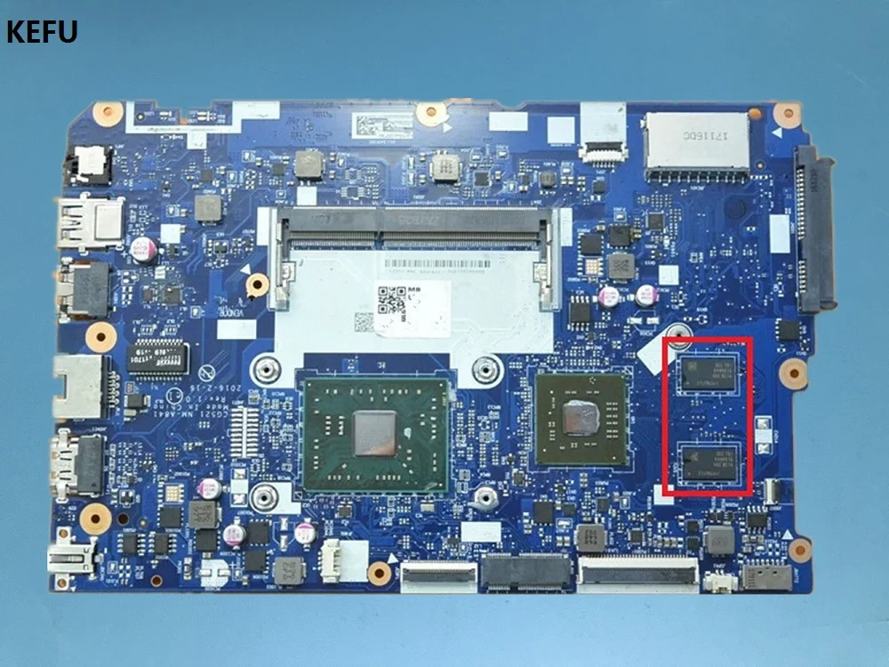 

KEFU mainboard for Lenovo CG521 NM-A841 110-15ACL Notebook PC motherboard with cpu with video chip 100% Test OK
