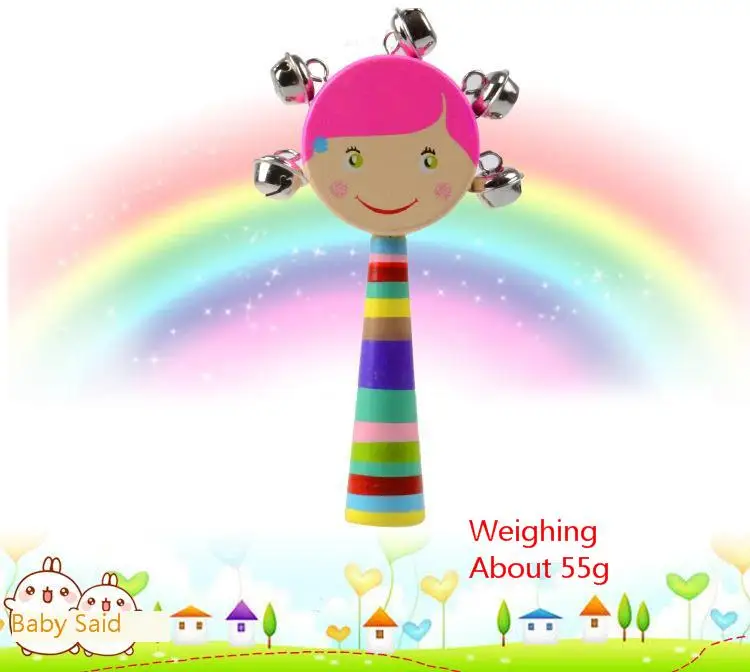 Детские деревянные мультфильм ручной просвещения разведки учебные пособия и игрушки для детей Музыка рождение-24 месяцев многоцветный 2-4 года