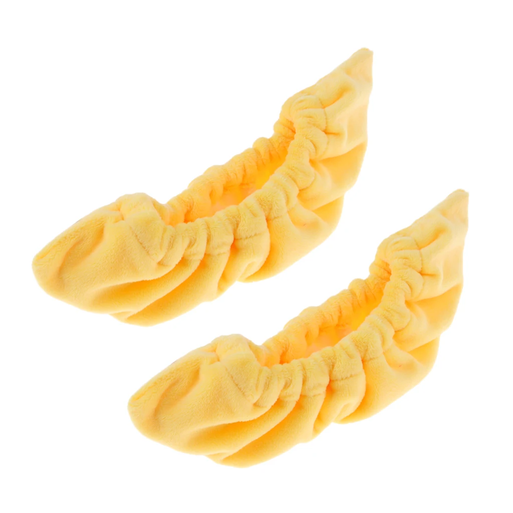 1 Pair Soft Terry Cloth Ice Hockey Blade Cover Skate Blade Guards For Ice Skates hockey Extreme Walking Soaker Skate Soakers
