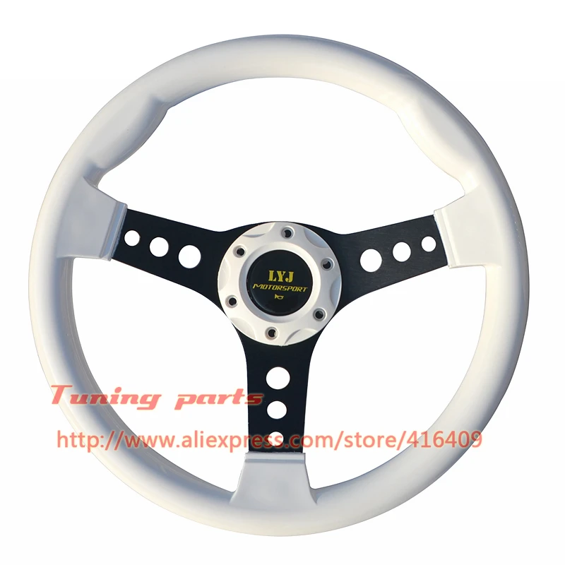 White car steering wheel ABS (3)