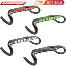 Ullicyc Ultra-light superstrong UD Matte/Gloss Carbon Bike Handlebar Road Bicycle Handlebar Bent Bar 31.8mm*400/420/440mm WB672 rxl sl cycling carbon handlebar 28 6mm integrated handlebar road bike 400 420 440 grey ud matt bent bar bicycle handlebar