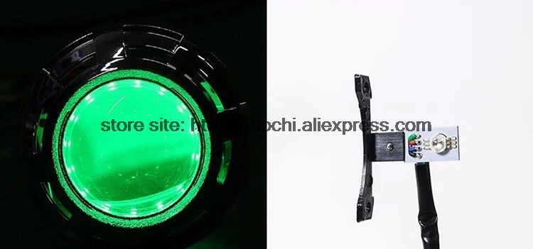 Высококачественные разноцветные светодиодные кольца в форме демона RGB 360