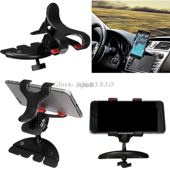 

360 Degree Universal Car CD Slot Holder Clip Mount Cradle Stand For Mobile Phones GPS Whosale&Dropship