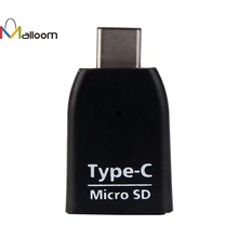 Malloom 3 шт. чтения карт ПК Аксессуары разъем USB 3,1 Тип-C на Micro SD SDXC TF Card Reader для Macbook для смартфонов