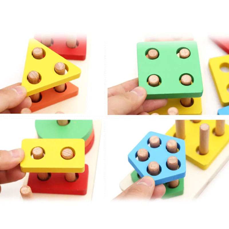 Wooden Educational Preschool Toddler Toys for Boys Girls Montessori Toy YJS Dropship