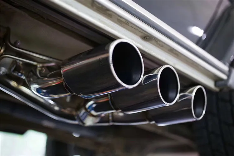 Top G class w463 exhaust system for G WAGON G63 G65 G500 B style A style exhaust pipe muffler tips 9