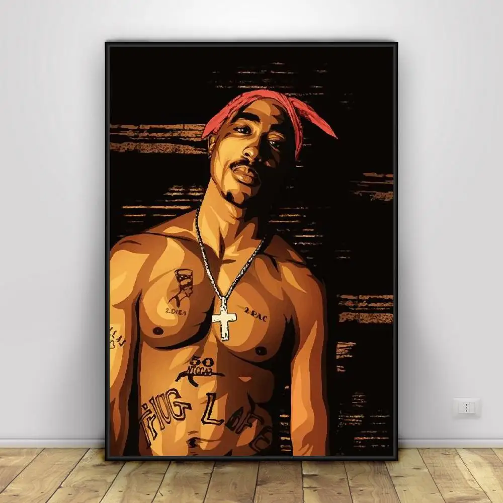 

2pac Tupac Art Canvas Poster Prints Home Wall Decor Painting
