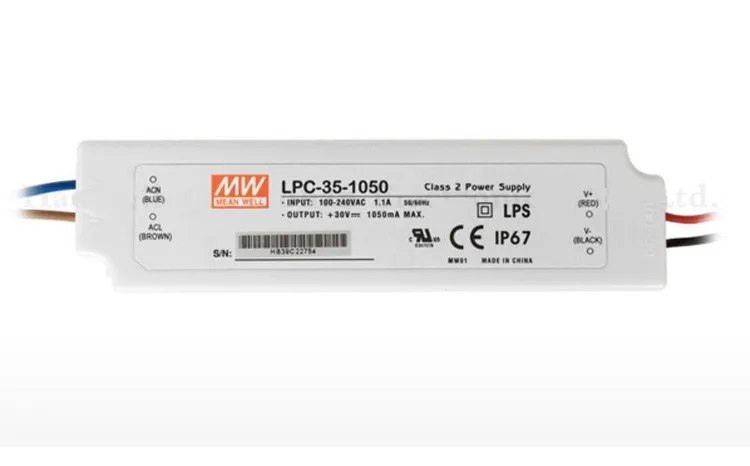 

Original MEAN WELL 60W Single Output Constant Current LED Driver Switching Power Supply LPC-60