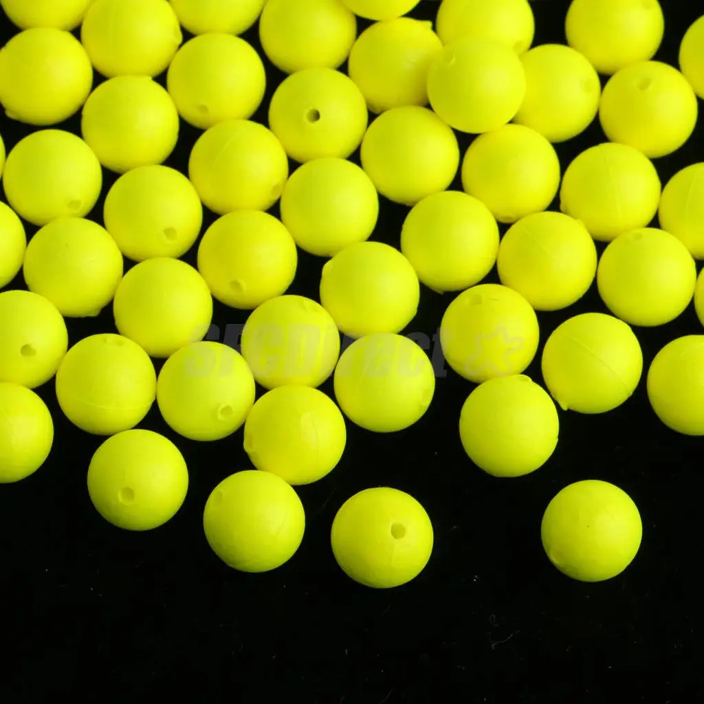 100Pcs EVA Foam Highly Visibility Fishing Floating Bobbers Fishing Strike Indicator Fishing Floating Drift Tackle Accessories