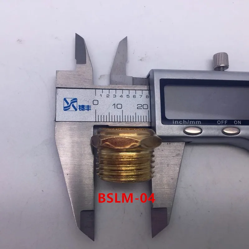 10 шт. BSLM-M5 01 02 03 04 1/" 1/4" 3/" 1/2" Пневматический электромагнитный глушитель клапана все медные фитинги