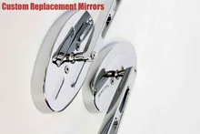 motorcycle parts Billet Alloy Custom Mirror R1 YZFR1 R6 FZR600 YZF600R OVAL Shape