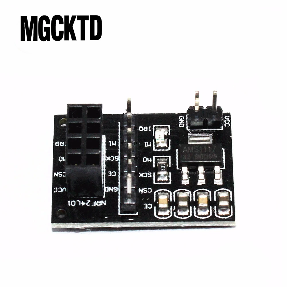 3Pcs Socket Adapter Plate Board 8Pin NRF24L01+WIRELESS Transceive Module bs