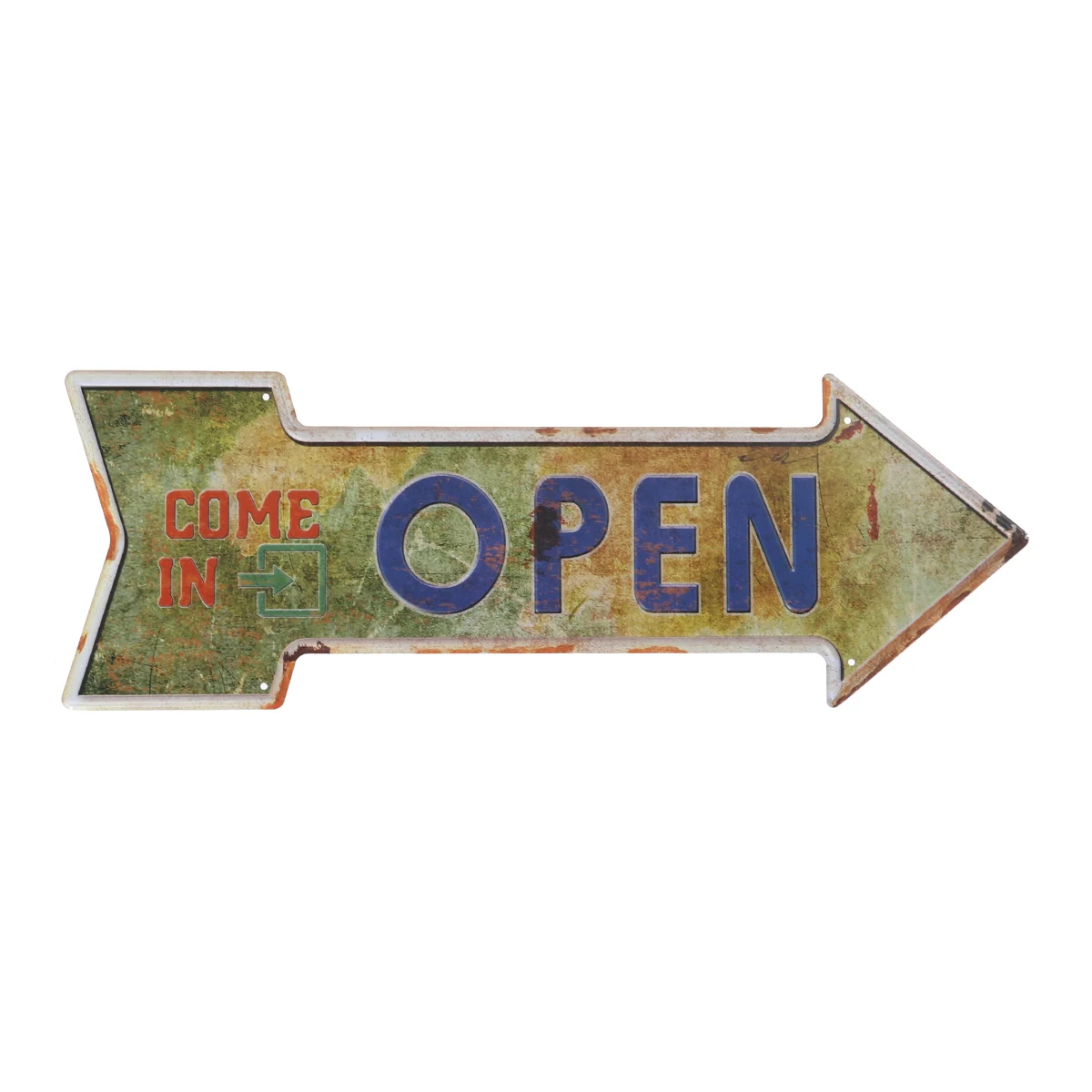 1 Pc Retro Creative Occident Mini Nameplate Door Knob Hanger Tag
