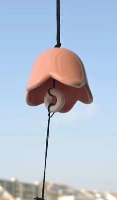 Керамические японские ветряные колокольчики украшения ландыш подарок на