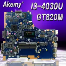 Akemy Горячая продажа для ASUS PU451LD PU451 PU451L Материнская плата ноутбука i3 cpu 1G видео памяти PU451LD материнская плата REV2.0 100% протестирована