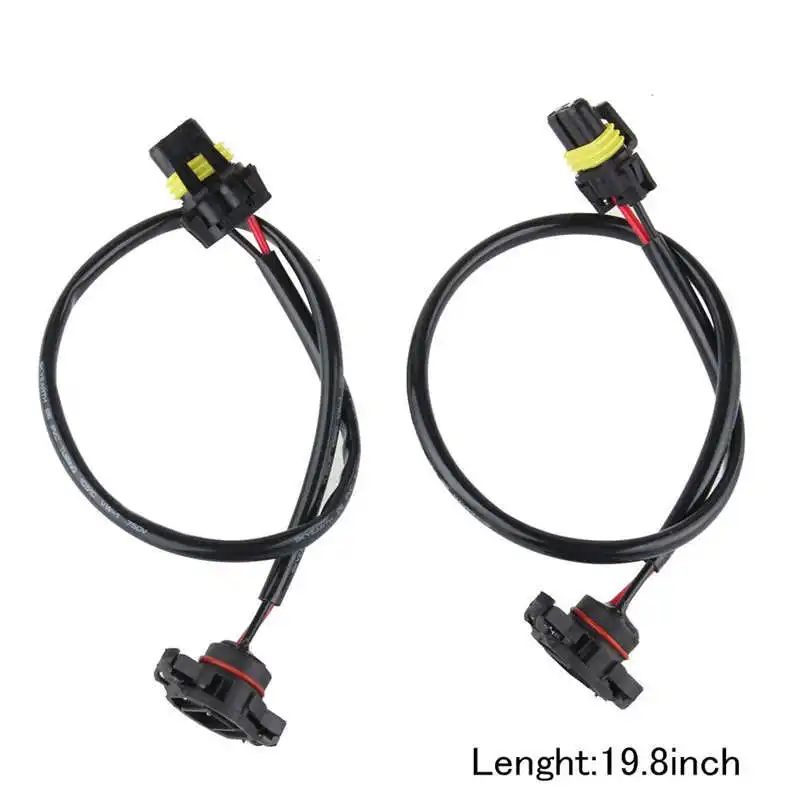 LED Fog Lights Lamp Adapter Wires For 2010 and up Jeep Wrangler JK D