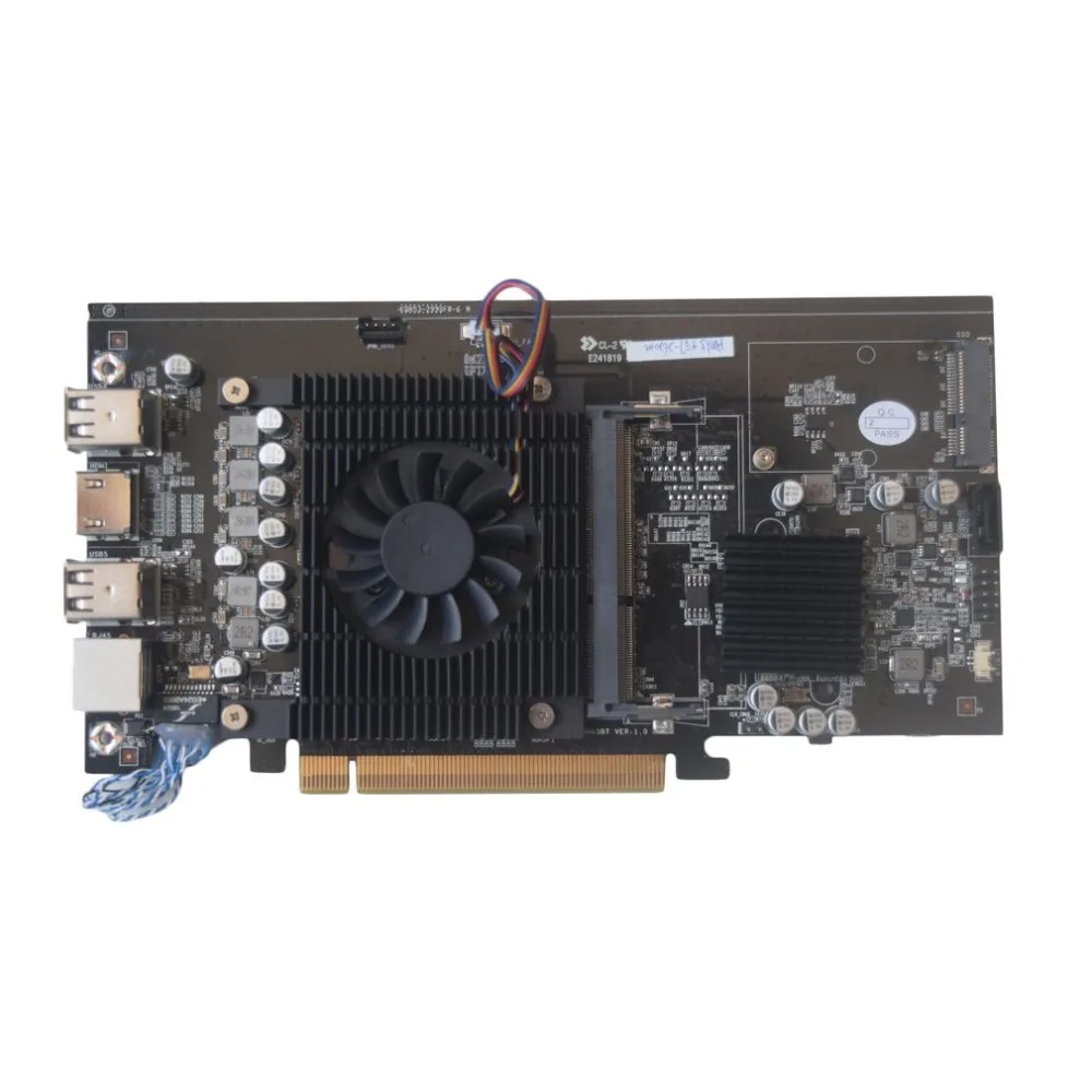 

BTC-HM65 Mining Board DDR3 Memory M.2 SSD SATA RJ45 Network Support HDMI HD Output Mainboard Support 8PCIE Graphics Card