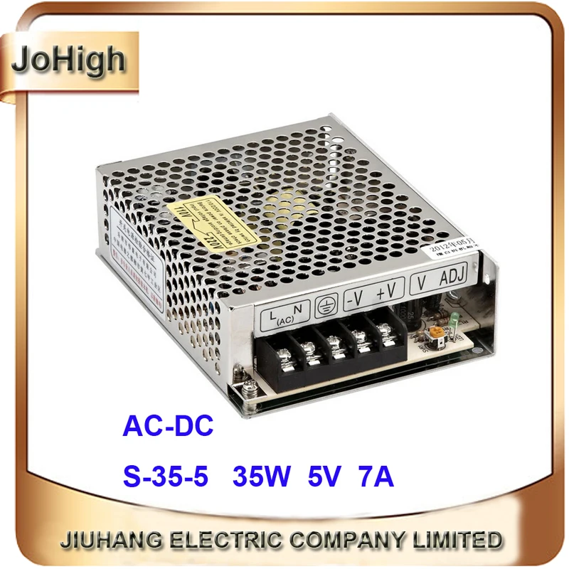 

35W DC12V/5V/24V Small Volume Single Output Switching power supply for LED Strip