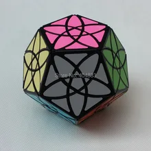 MF8 Bauhinia Dodecahedron Stickered черный куб Twsit Головоломка Развивающие игрушки идея подарка Прямая поставка