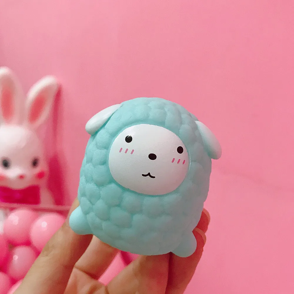

1 Pcs Stress Relief Squeeze Toy for Children Adult Decompression Ball Fun Antistress Birthday Xmas Funny Gift Sheep Doll Squishy