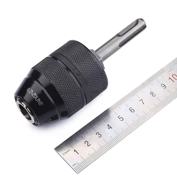 

UK Keyless Mini Electric Drill Chuck Adapter Bit Hex Shank Screwdriver