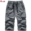 plus size 7XL 8XL Men`s Knee lenght Cargo Shorts Casual Elastic Waist fitness Bermudas Male Breathable Beach Surfings Shorts men ► Photo 2/6